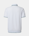 Vanguard Zip Polo White