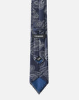 Immortal Paisley Tie Navy - Navy