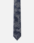 Immortal Paisley Tie Navy - Navy