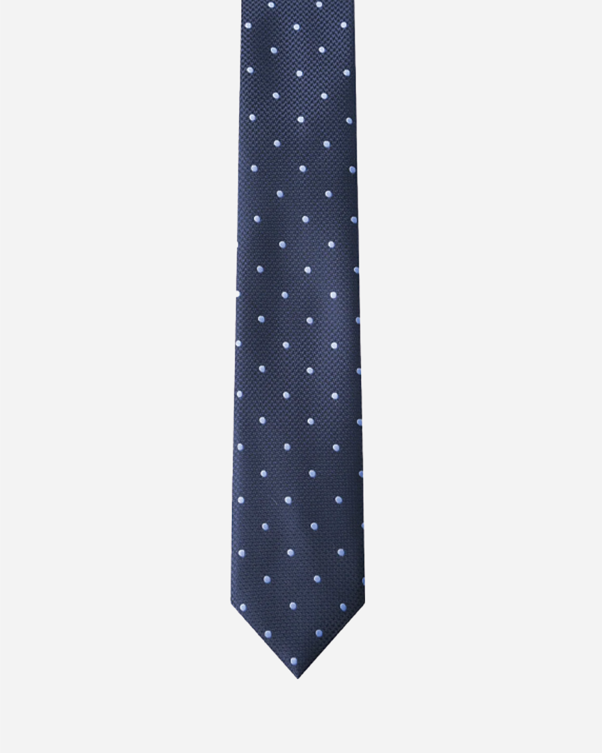 Immortal Navy Polka Dot Tie