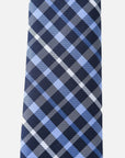 Immortal Powder Blue & Navy Striped Tie - Blue &