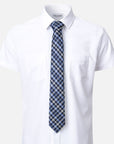 Immortal Powder Blue & Navy Striped Tie