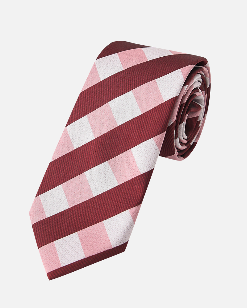 Immortal Checkered Tie Red/Maroon