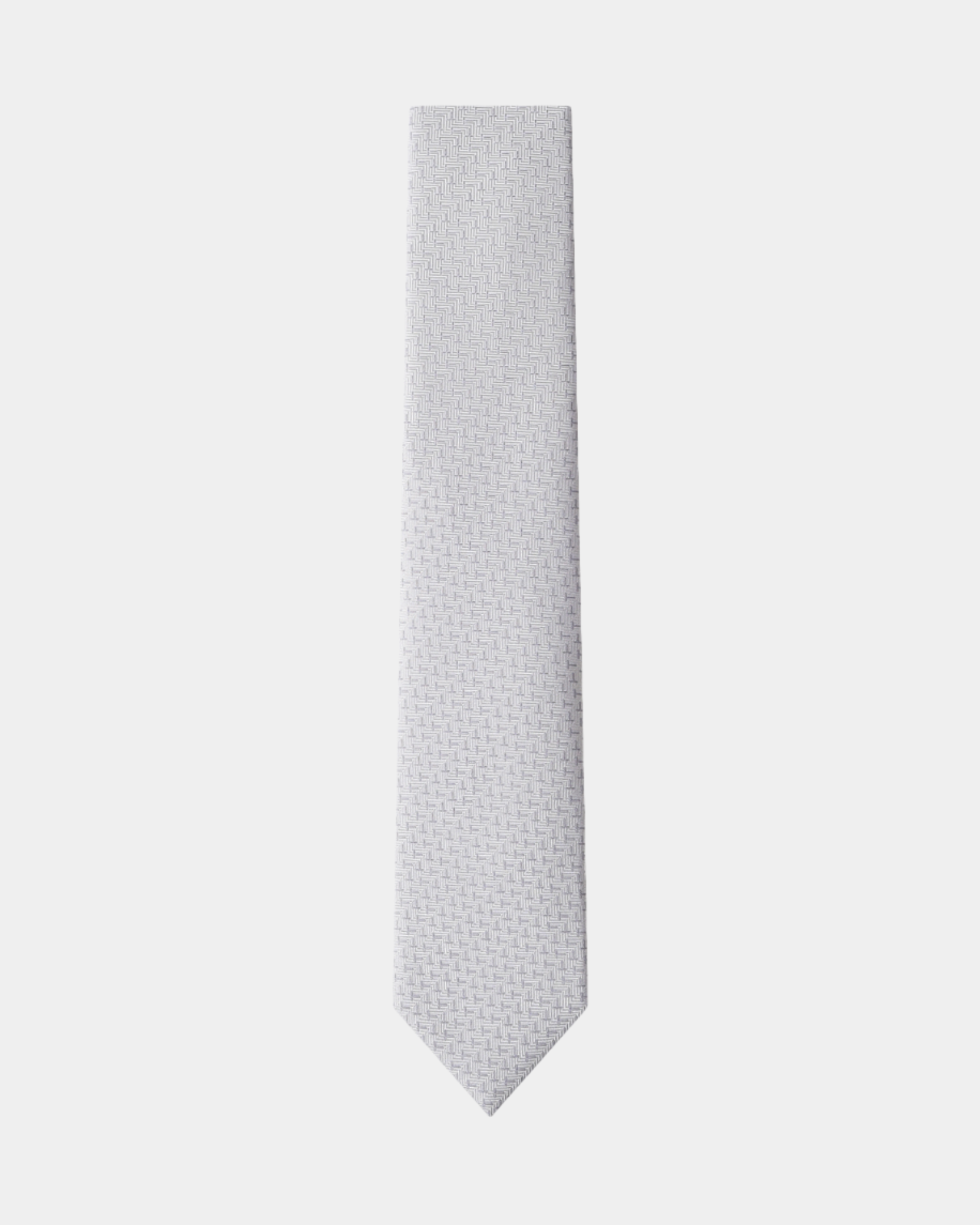 Elite Silk Tie T Pattern Creme