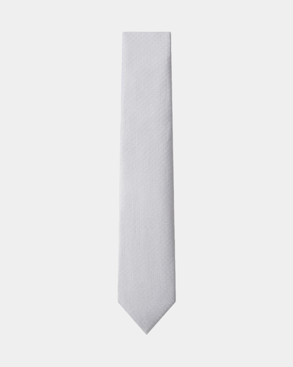 Elite Silk Tie Geometric Pattern Creme