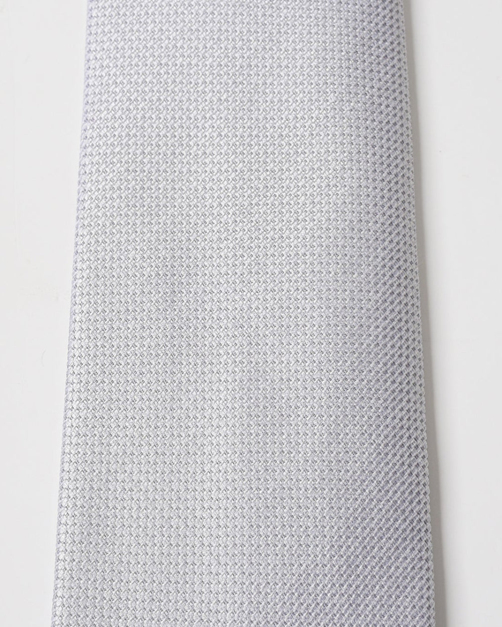 Elite Silk Tie Geometric Pattern Creme