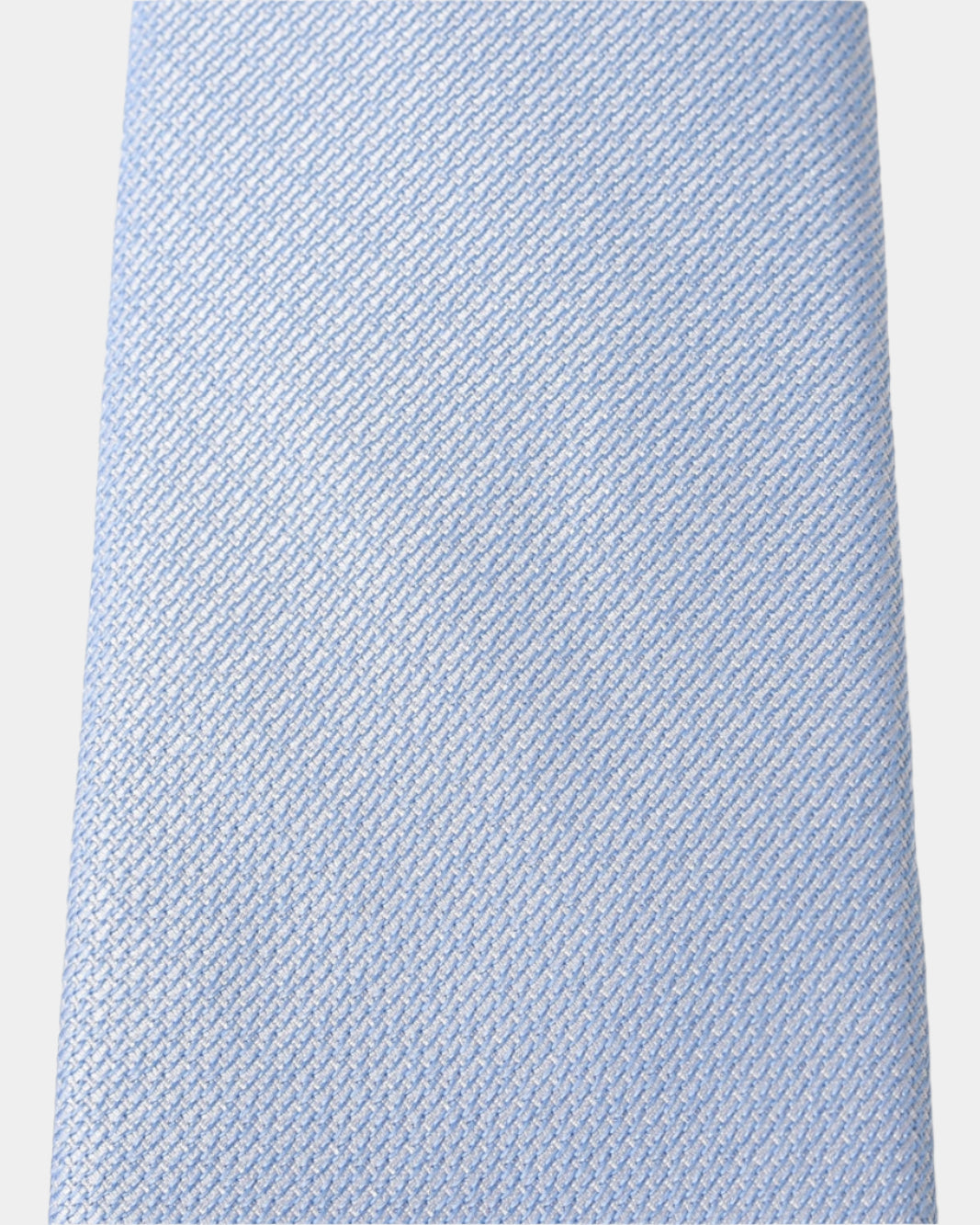 Elite Silk Tie Geometric Pattern Light Blue