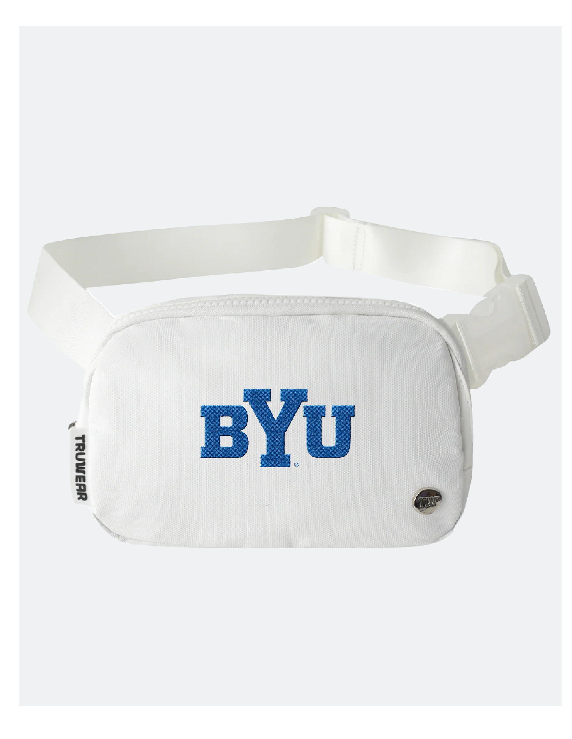 BYU Static White Crossbody