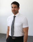 Immortal Floral Tie Black - Black