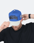LE Cougars Royal Blue Grey Brim Hat Adults