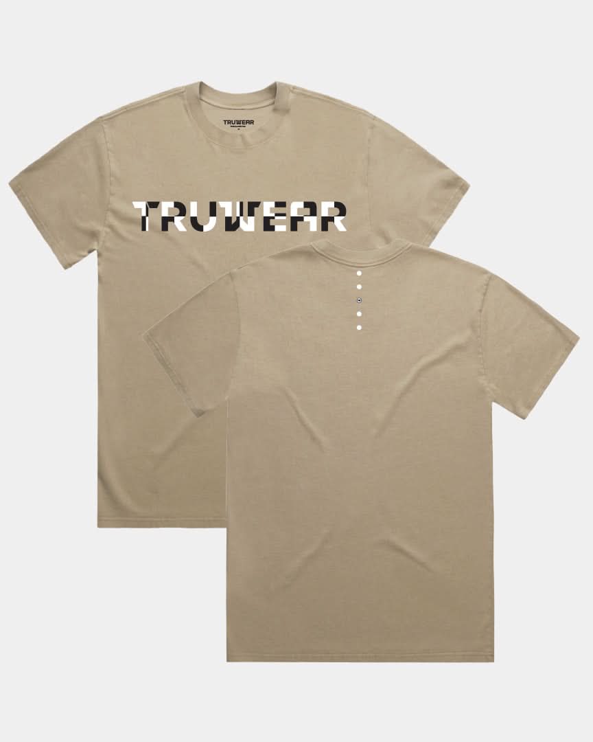 Faded Heavy T-Shirt Khaki
