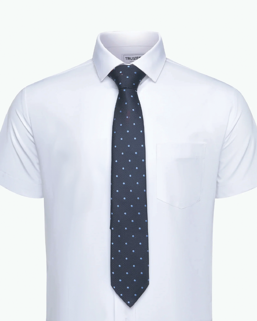 Immortal Navy Polka Dot Tie
