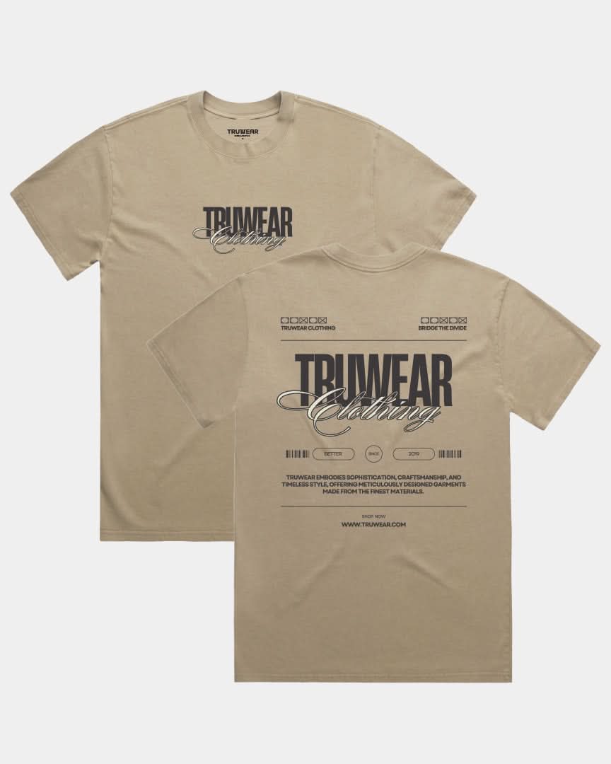 Faded Heavy T-Shirt Khaki