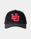 UofU Fade Hat Black Corduroy