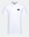 BYU Crest 2.0 White Polo