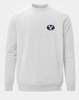 BYU Meridian Heather Grey Crewneck