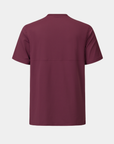 Crown Blade Polo Dark Cherry Back 2