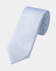 Elite Silk Tie Geometric Pattern Light Blue