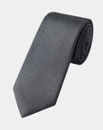 Elite Silk Tie Geometric Pattern Navy