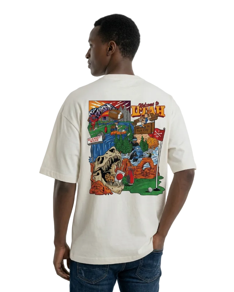 Truwear Faze Off White Utah Collage T-shirt - Off white