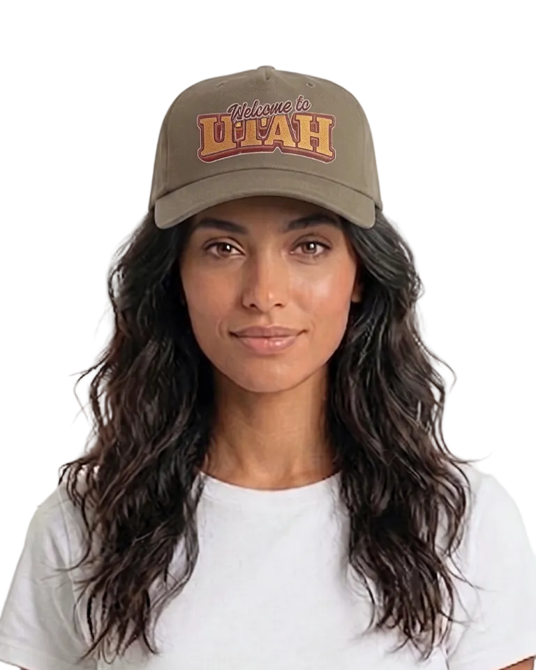 Walnut Welcome to Utah Hat