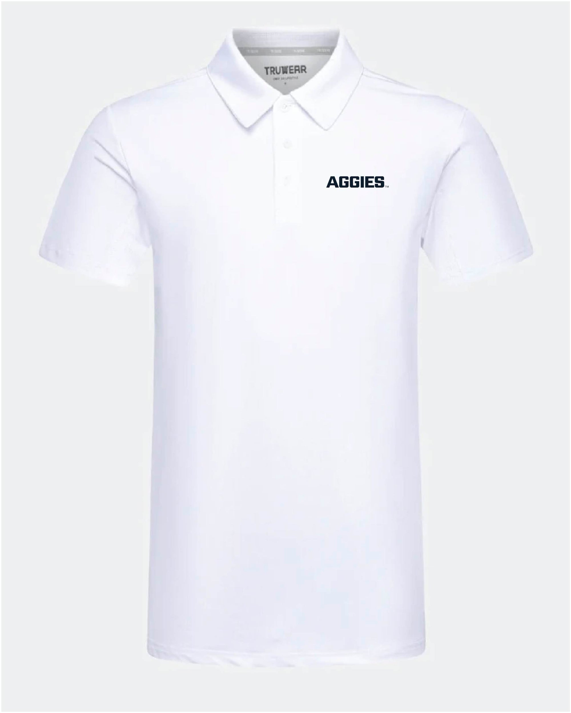 USU Crest 2.0 White Polo