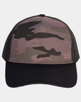 Eagle Black Camo Hat - Black