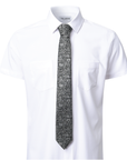 Immortal Floral Tie Black - Black