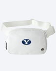 BYU Static White Crossbody