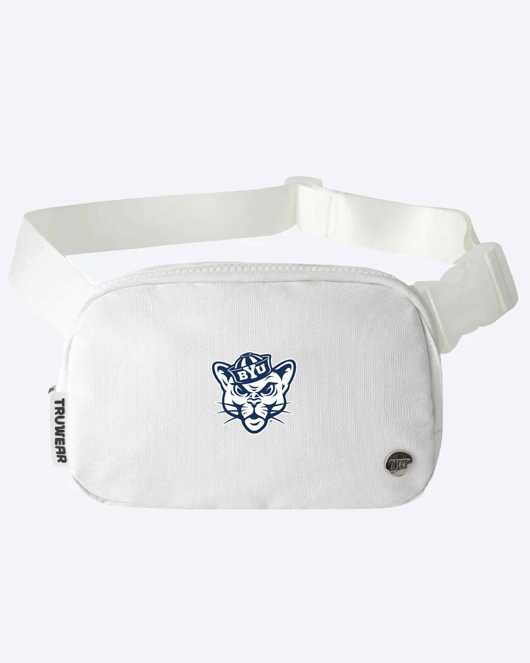 BYU Static White Crossbody