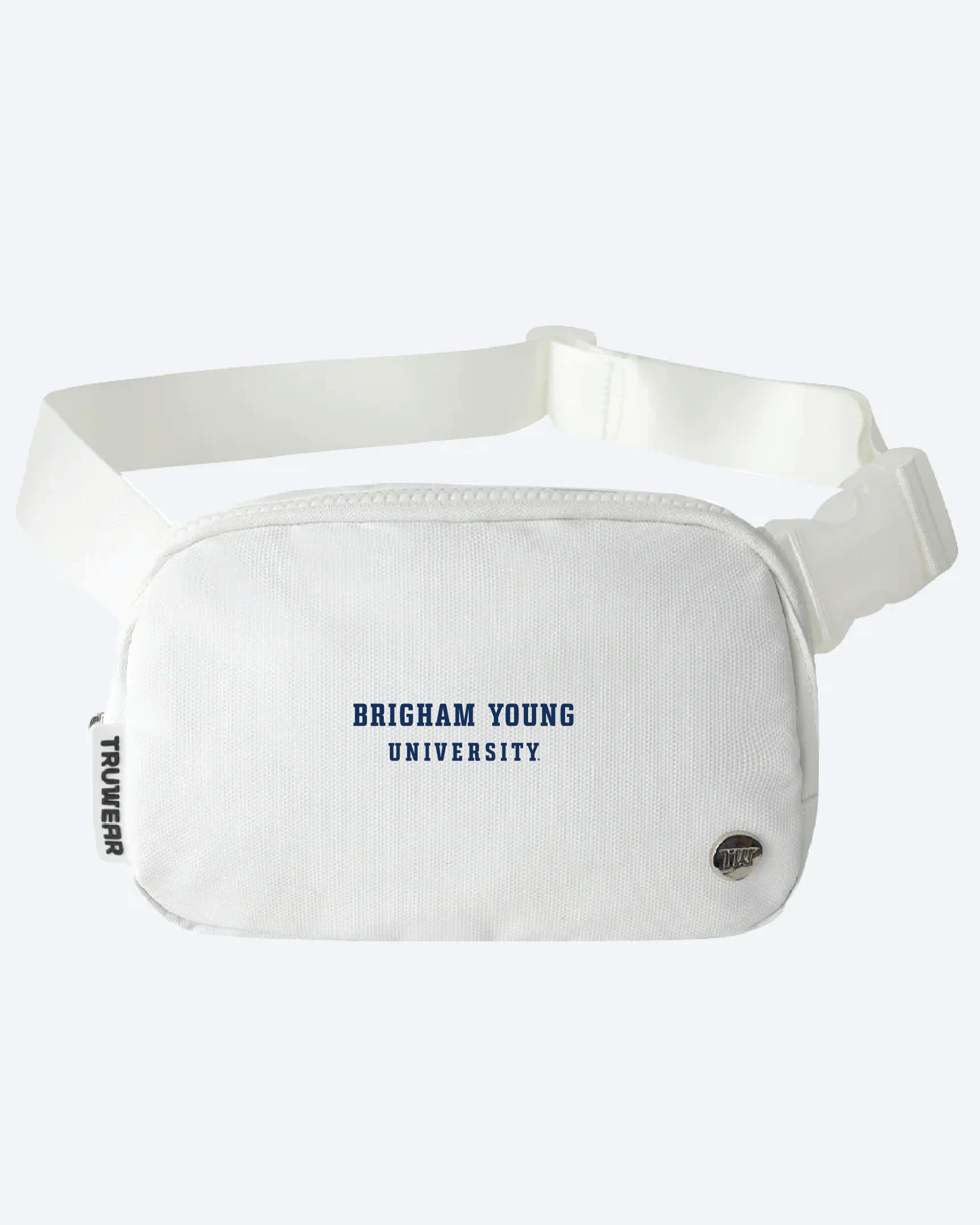 BYU Static White Crossbody