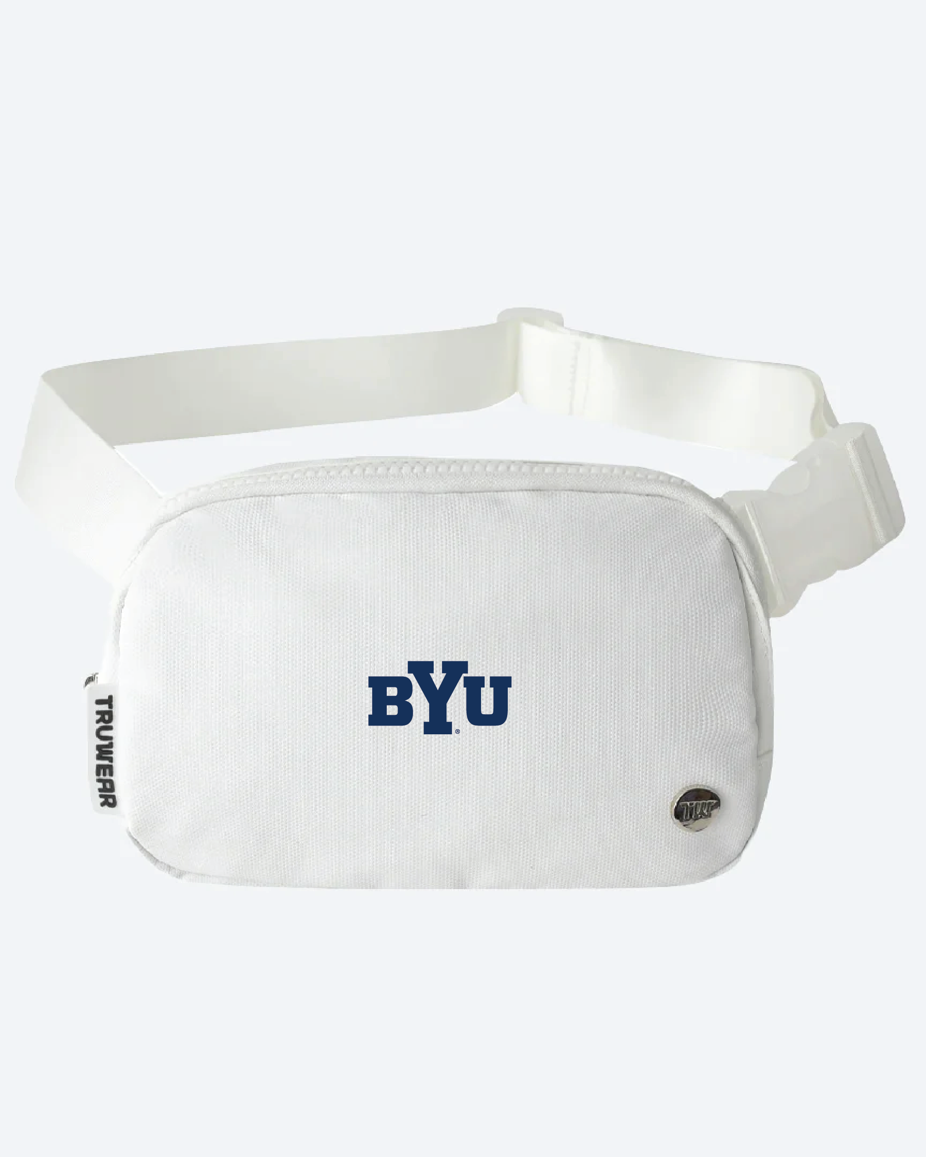 BYU Static White Crossbody