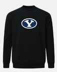 BYU Meridian Black Crewneck