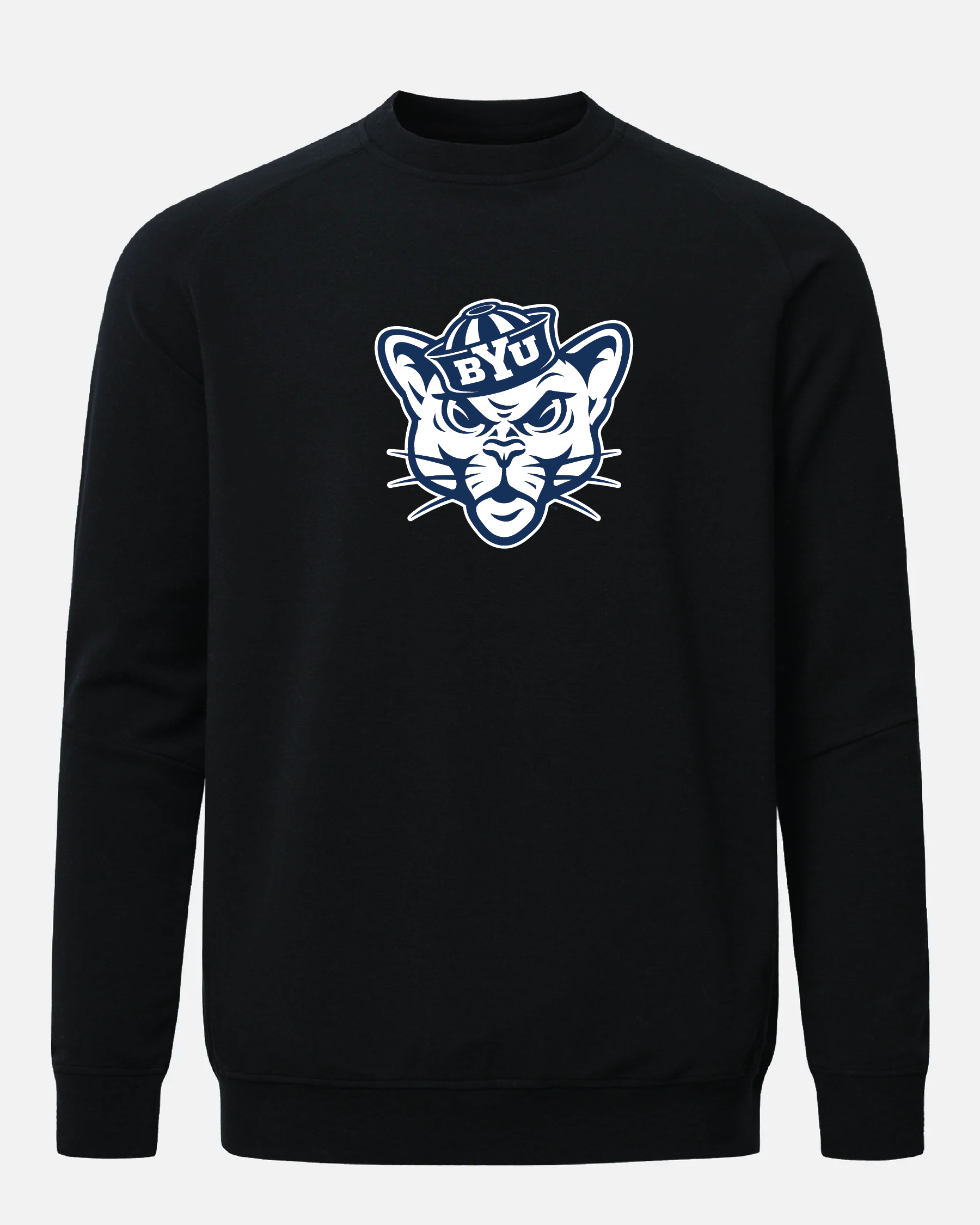 BYU Meridian Black Crewneck