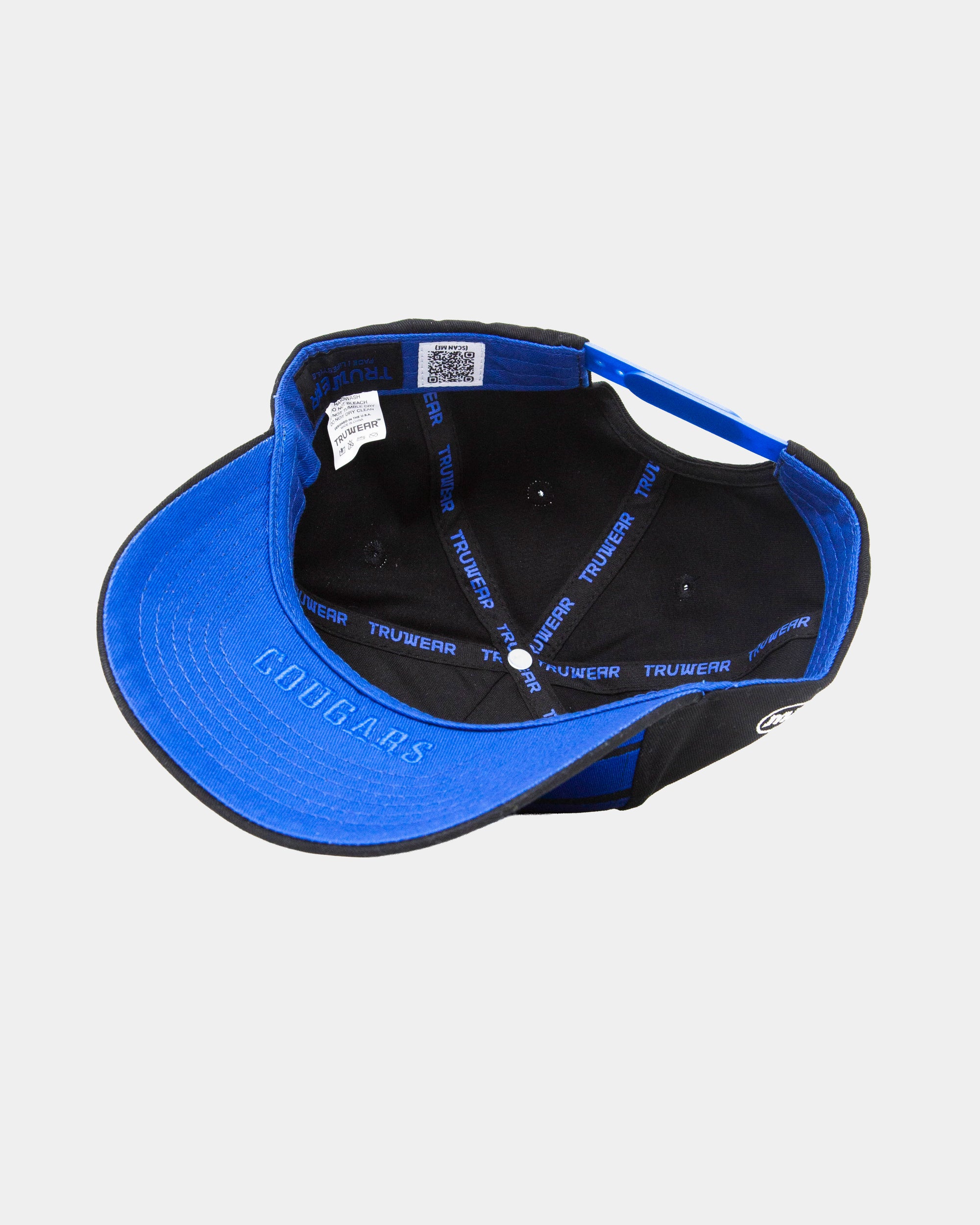 BYU Blackout Stripe Fade Hat
