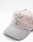 BYU Grey and Silver Suede Brim Hat