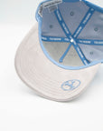BYU Light Blue & Grey Brim Suede Fade Hat