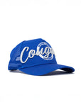 BYU Big Cougar Bunker Trucker Hat Royal Blue