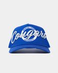 BYU Big Cougar Bunker Trucker Hat Royal Blue