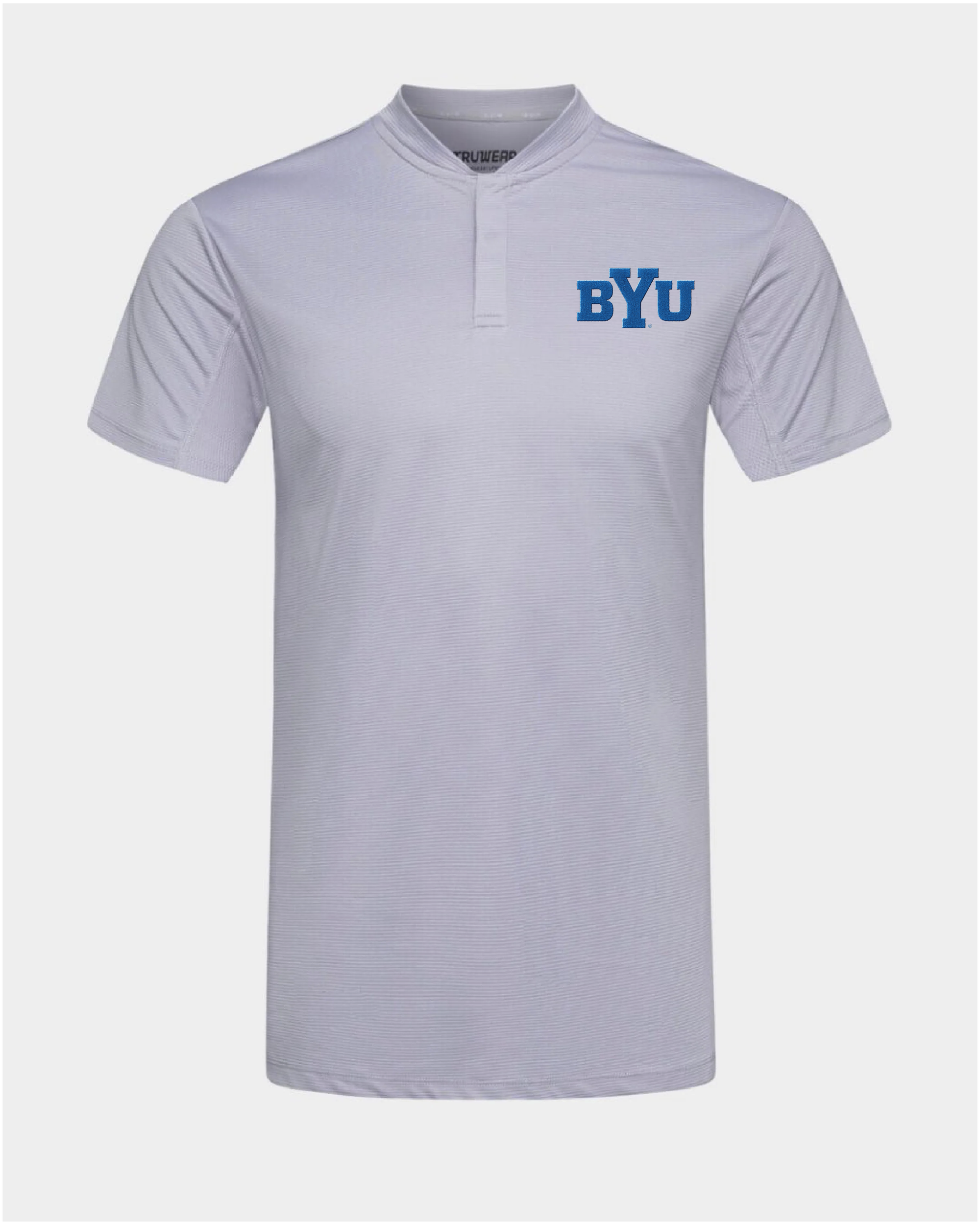 BYU Pinnacle Light Grey Polo 2.0