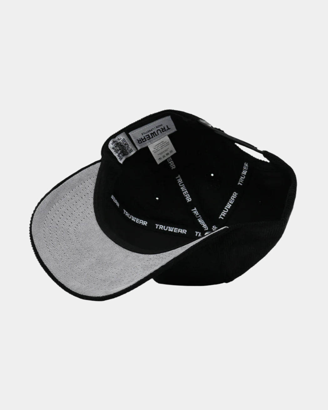 Black Full Cord Fade Hat - Black