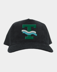 Tulane Black Full Cord Fade Hat