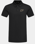 Purdue Crest 2.0 Polo Black