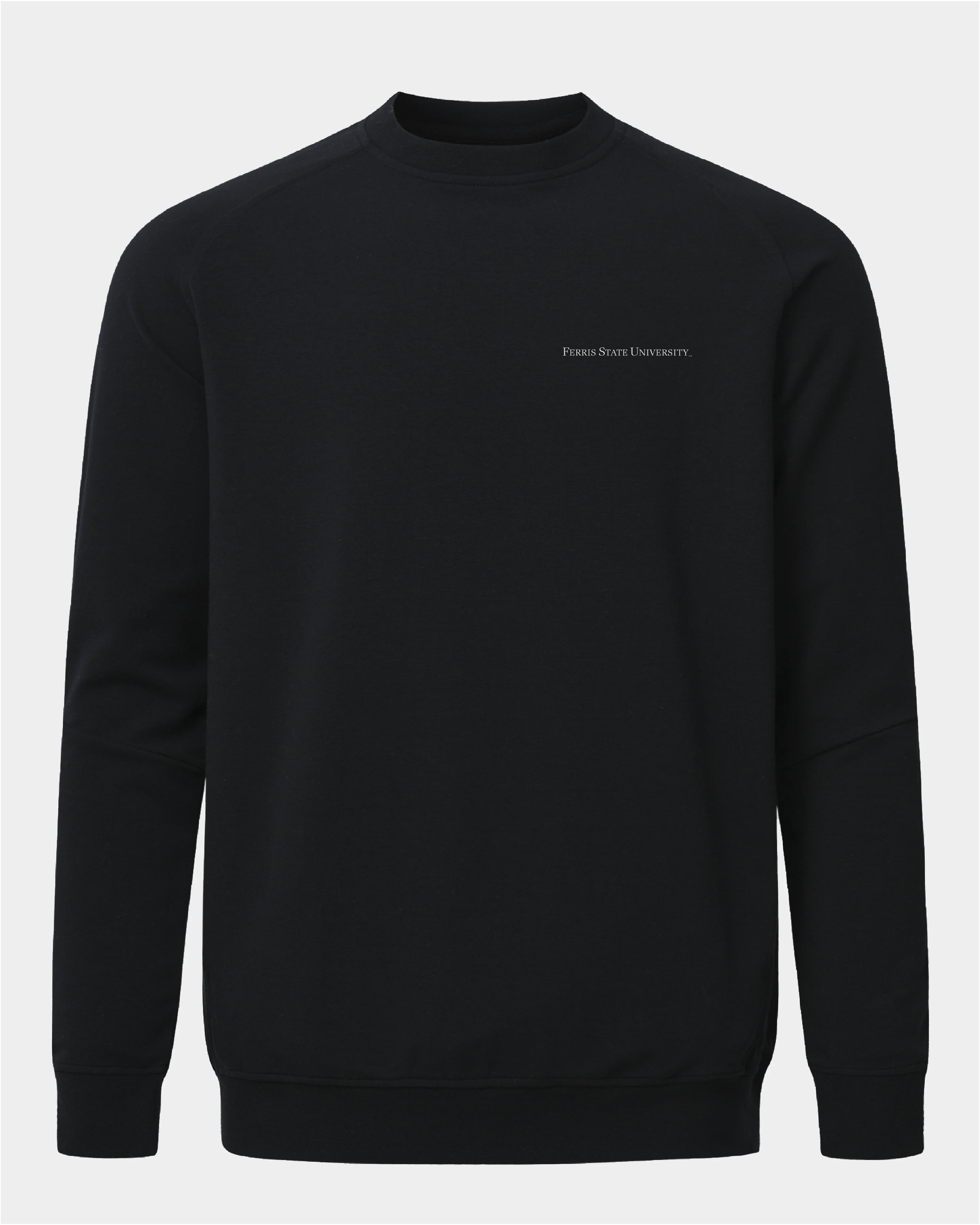 Ferris State Meridian Black Crewneck