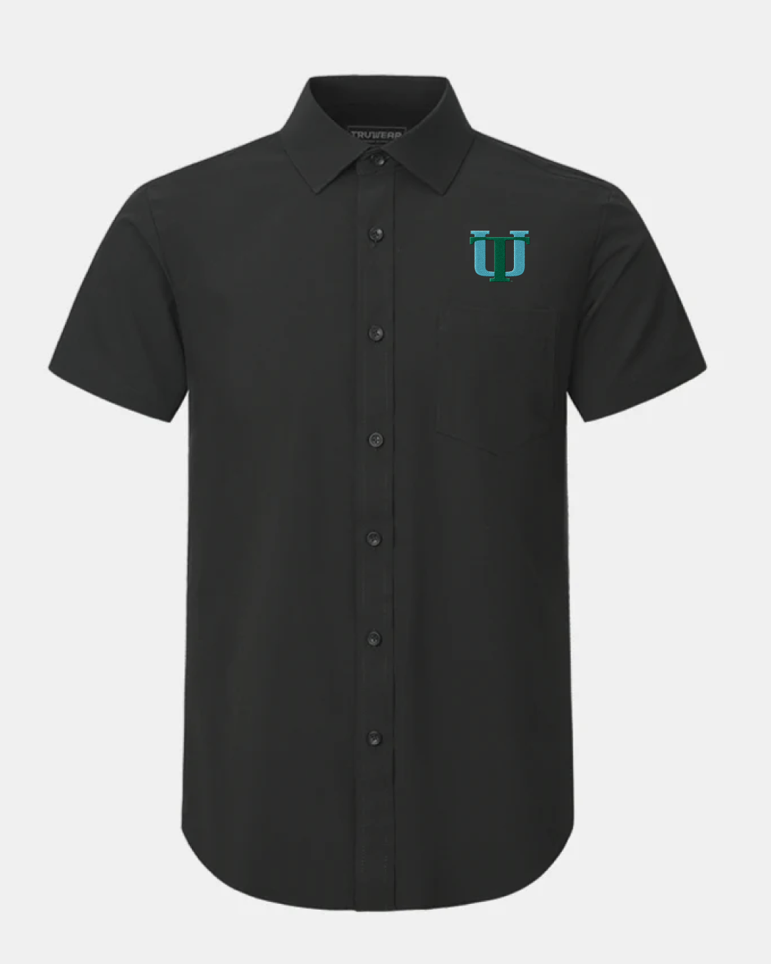 Tulane Phenom Classic Black Short Sleeve Dress Shirt