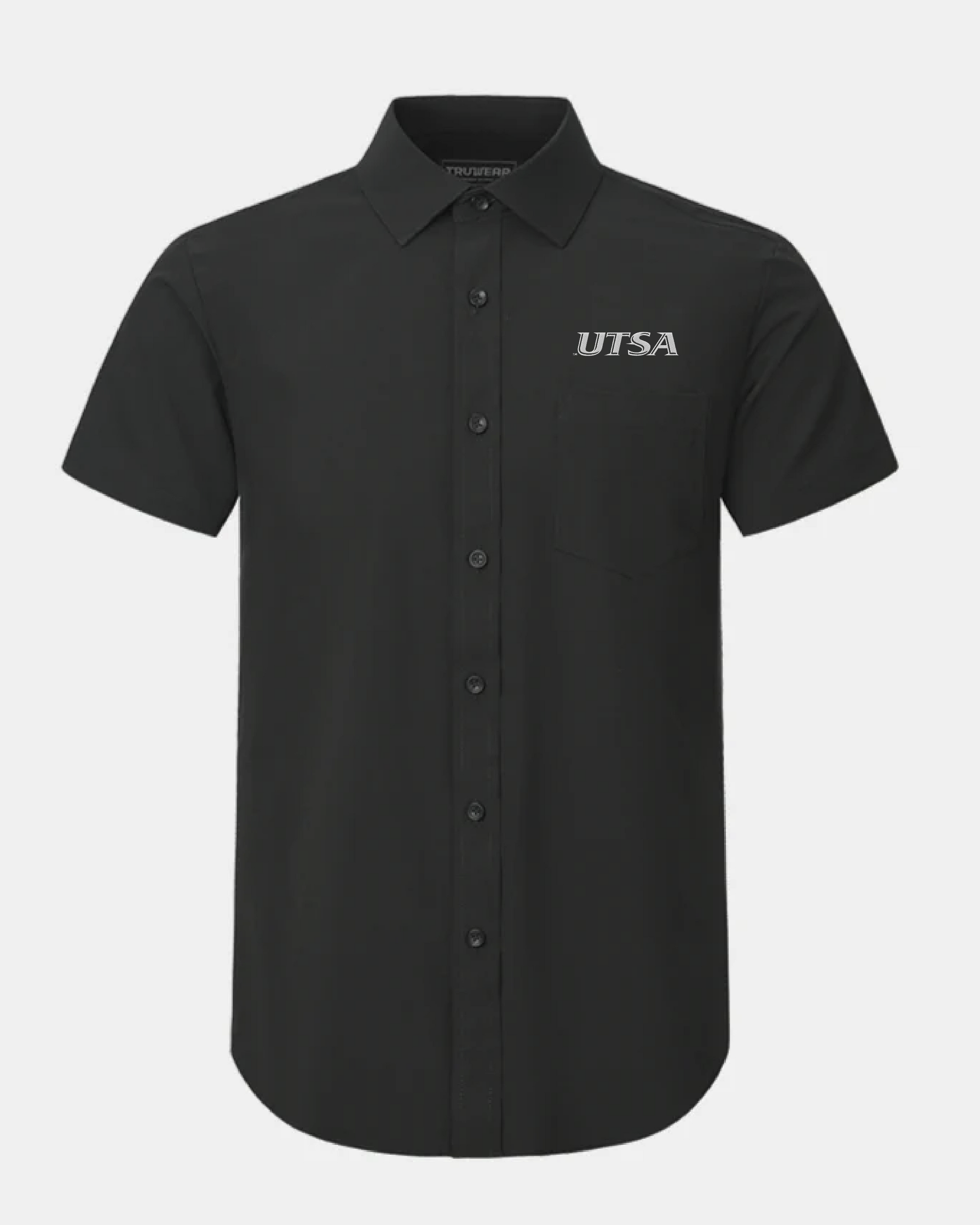 UT San Antonio Phenom Classic Black Short Sleeve Dress Shirt