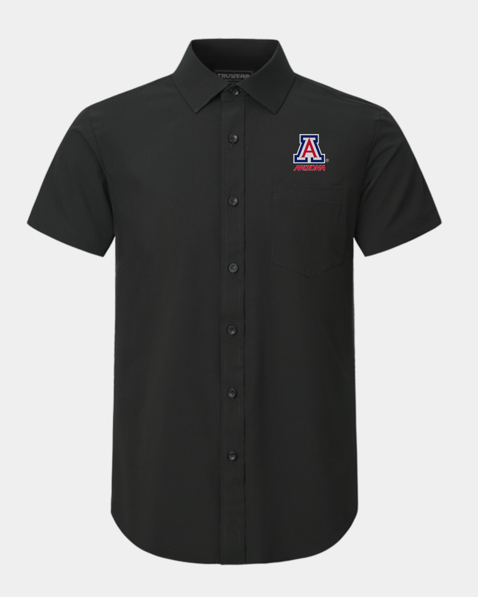 University of Arizona Phenom Classic Black Short Sleeve Dress Shirt