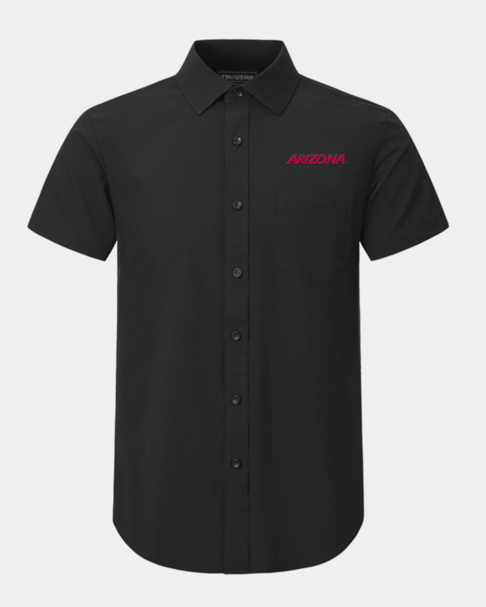 University of Arizona Phenom Classic Black Short Sleeve Dress Shirt