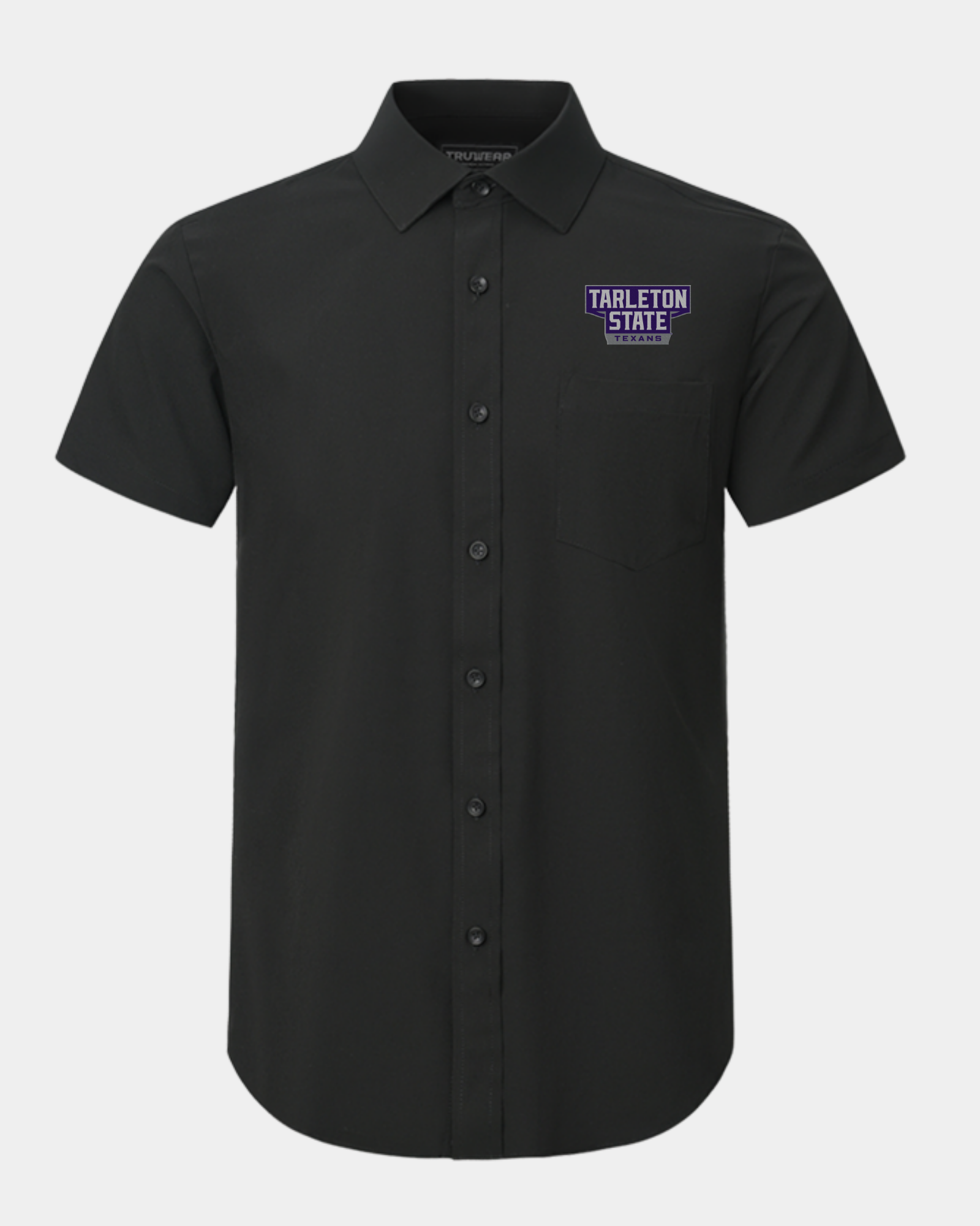Tarleton State University Phenom Classic Black Short Sleeve Dress Shirt