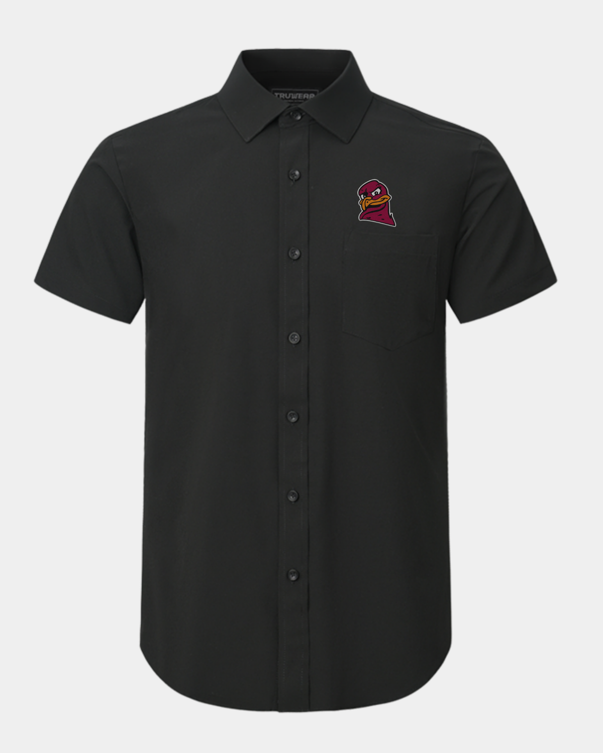 VT Phenom Classic Black Short Sleeve Dress Shirt